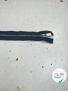 FERMETURE RIRI METAL NON SÉPARABLE  20CM BLEU NUIT - My Little Coupon