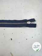 FERMETURE RIRI METAL NON SÉPARABLE  20CM BLEU NUIT - My Little Coupon