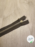 FERMETURE RIRI METAL NON SEPARABLE 20CM KAKI M6 - My Little Coupon