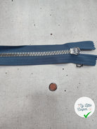 FERMETURE RIRI METAL SÉPARABLE 60CM BLEU E M8 - My Little Coupon