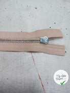 FERMETURE RIRI METAL NON SÉPARABLE 11CM BEIGE - My Little Coupon