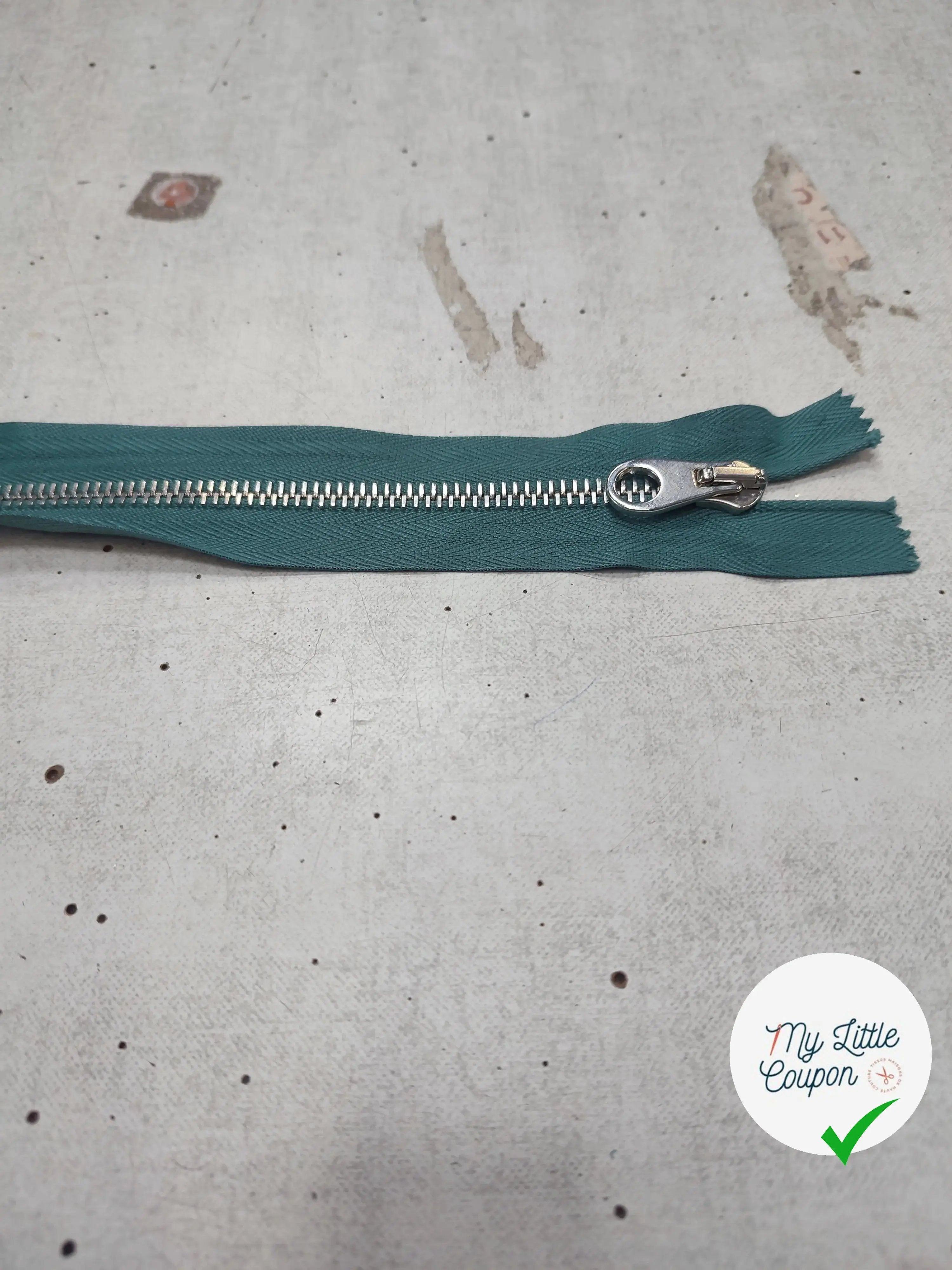 FERMETURE RIRI METAL SÉPARABLE 70CM BLEU M8 - My Little Coupon