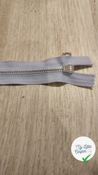 FERMETURE RIRI METAL NON SÉPARABLE 20CM MAUVE PÂLE M6 - My Little Coupon
