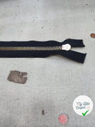 FERMETURE RIRI METAL NON SÉPARABLE 20CM NOIR M8 - My Little Coupon