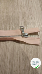 FERMETURE RIRI METAL NON SÉPARABLE 20CM ROSE POUDRÉ M6 - My Little Coupon