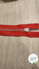 FERMETURE RIRI METAL NON SÉPARABLE 20CM ROUGE M6 - My Little Coupon