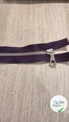 FERMETURE RIRI MÉTAL NON SÉPARABLE 20CM VIOLET FONCÉ M6 - My Little Coupon