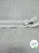 FERMETURE RIRI METAL SÉPARABLE 40CM BLANC - My Little Coupon