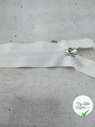 FERMETURE RIRI METAL SÉPARABLE 40CM BLANC - My Little Coupon