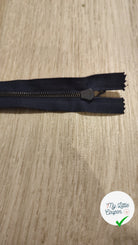 FERMETURE RIRI METAL NON SÉPARABLE 25CM BLEU FONCÉ M4 - My Little Coupon