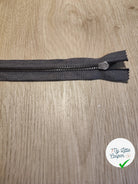 FERMETURE RIRI METAL NON SEPARABLE 25CM GRIS À CARREAUX M6 - My Little Coupon