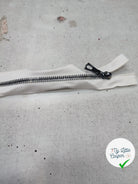 FERMETURE RIRI PLASTIQUE SÉPARABLE 9CM BLANC M6 - My Little Coupon