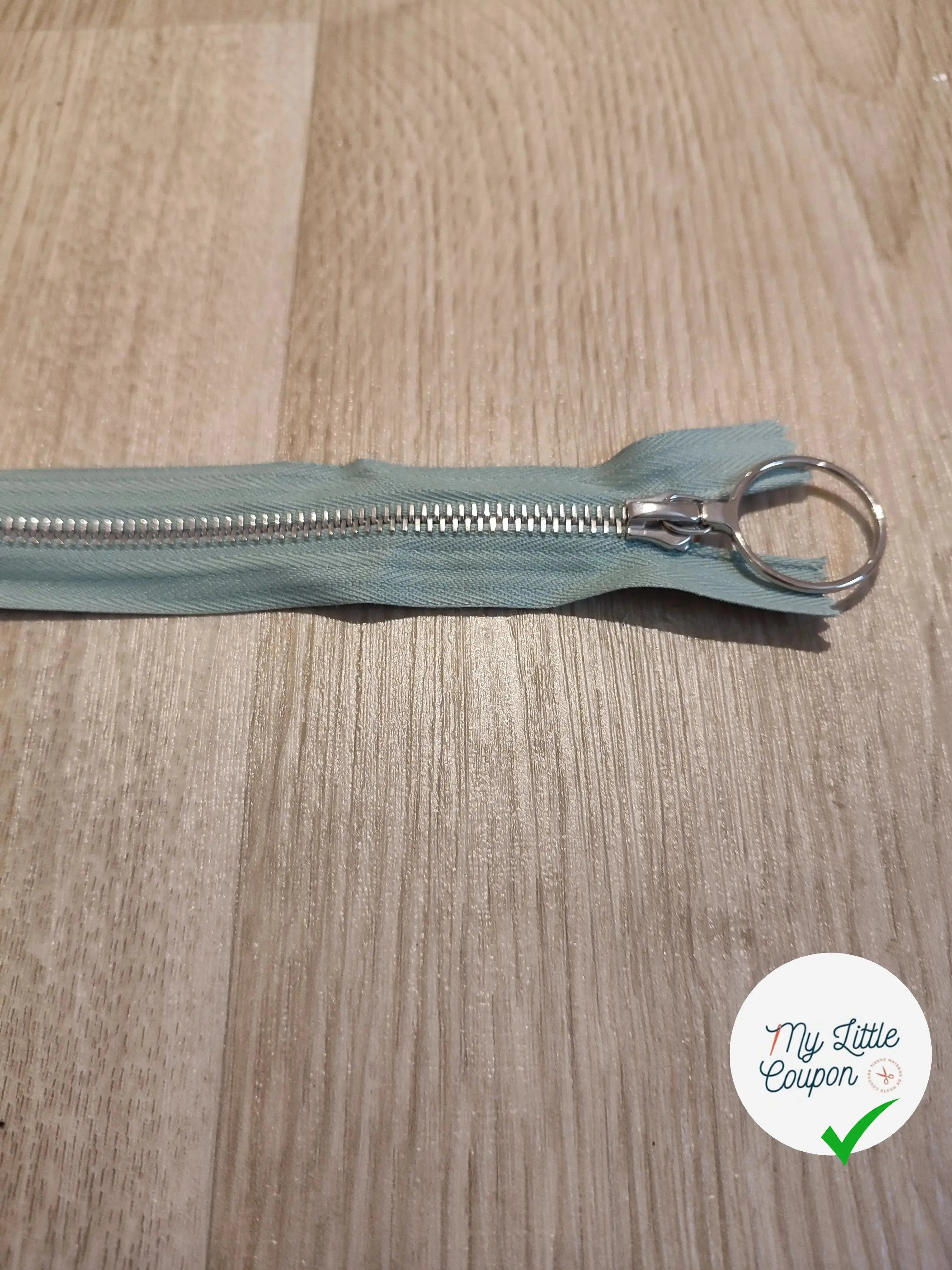 FERMETURE RIRI METAL NON SÉPARABLE 20CM MARRON CLAIR M4 - My Little Coupon