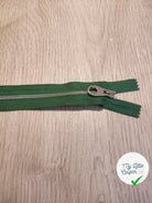 FERMETURE RIRI METAL NON SÉPARABLE 15CM VERT SAPIN M4 - My Little Coupon