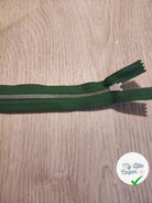 FERMETURE RIRI METAL NON SÉPARABLE 15CM VERT SAPIN M4 - My Little Coupon