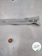 FERMETURE RIRI METAL SÉPARABLE 50CM GRIS CLAIR M6 - My Little Coupon