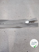 FERMETURE RIRI METAL SÉPARABLE 50CM GRIS CLAIR M6 - My Little Coupon