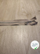 FERMETURE RIRI METAL NON SEPARABLE DOUBLE CHEMINS 90CM BEIGE - My Little Coupon