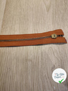 FERMETURE RIRI METAL SÉPARABLE 90CM ORANGE - My Little Coupon