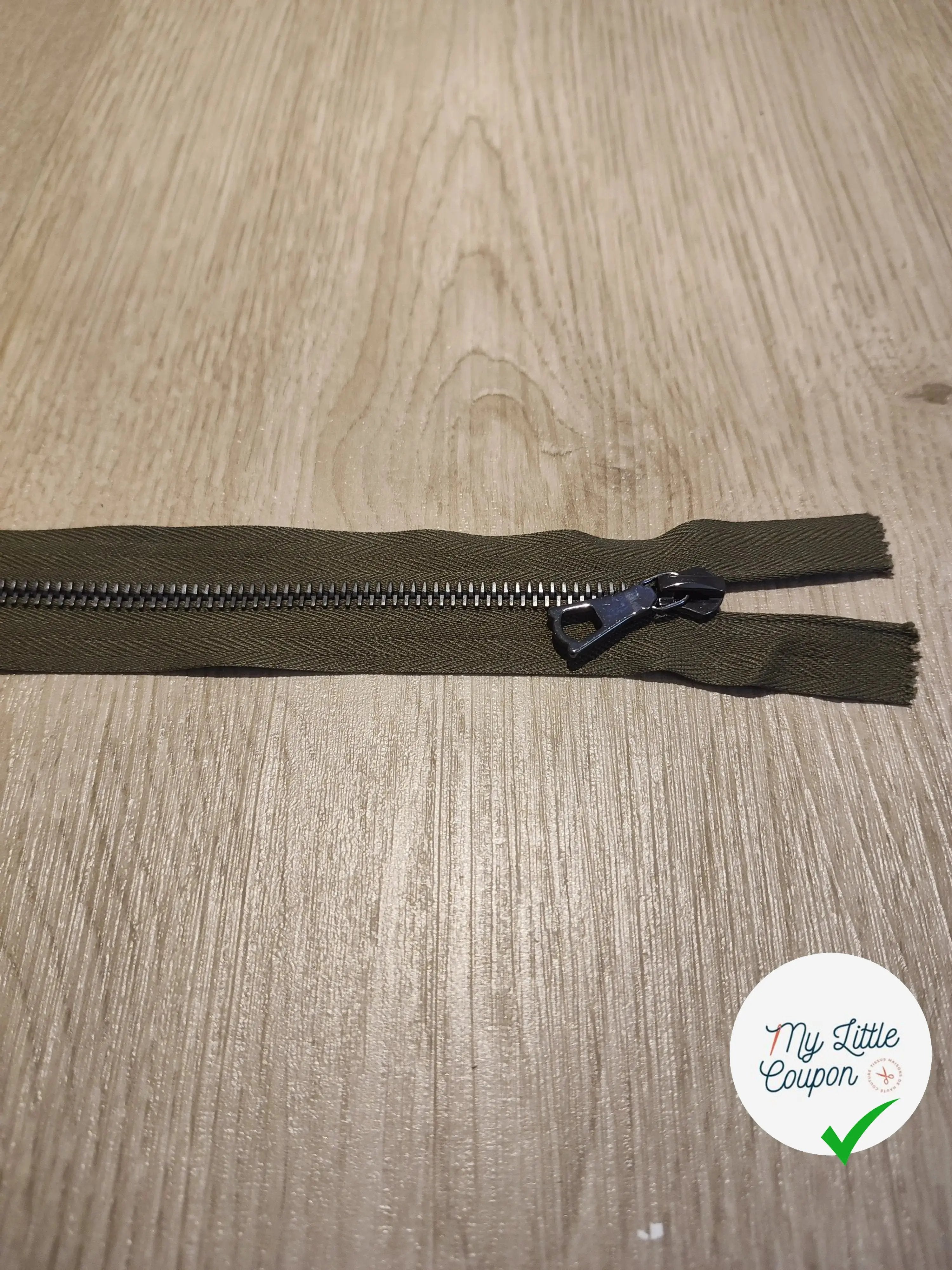 FERMETURE RIRI METAL SEPARABLE 65CM KAKI M6 - My Little Coupon