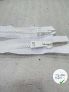 FERMETURE RIRI METAL SÉPARABLE 40CM BLANC - My Little Coupon