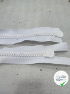 FERMETURE RIRI METAL SÉPARABLE 40CM BLANC - My Little Coupon