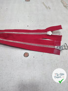 FERMETURE RIRI METAL NON SÉPARABLE DOUBLE ZIP 75CM VERT KAKI M6 - My Little Coupon