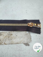 FERMETURE RIRI MÉTAL SÉPARABLE 50CM MARRON FONCÉ M8 - My Little Coupon