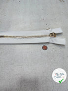 FERMETURE RIRI METAL SÉPARABLE BLANC 100CM M8 - My Little Coupon