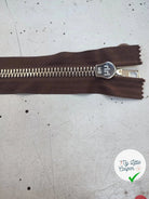 FERMETURE RIRI METAL SÉPARABLE 80CM MARRON CHOCOLAT M8 - My Little Coupon