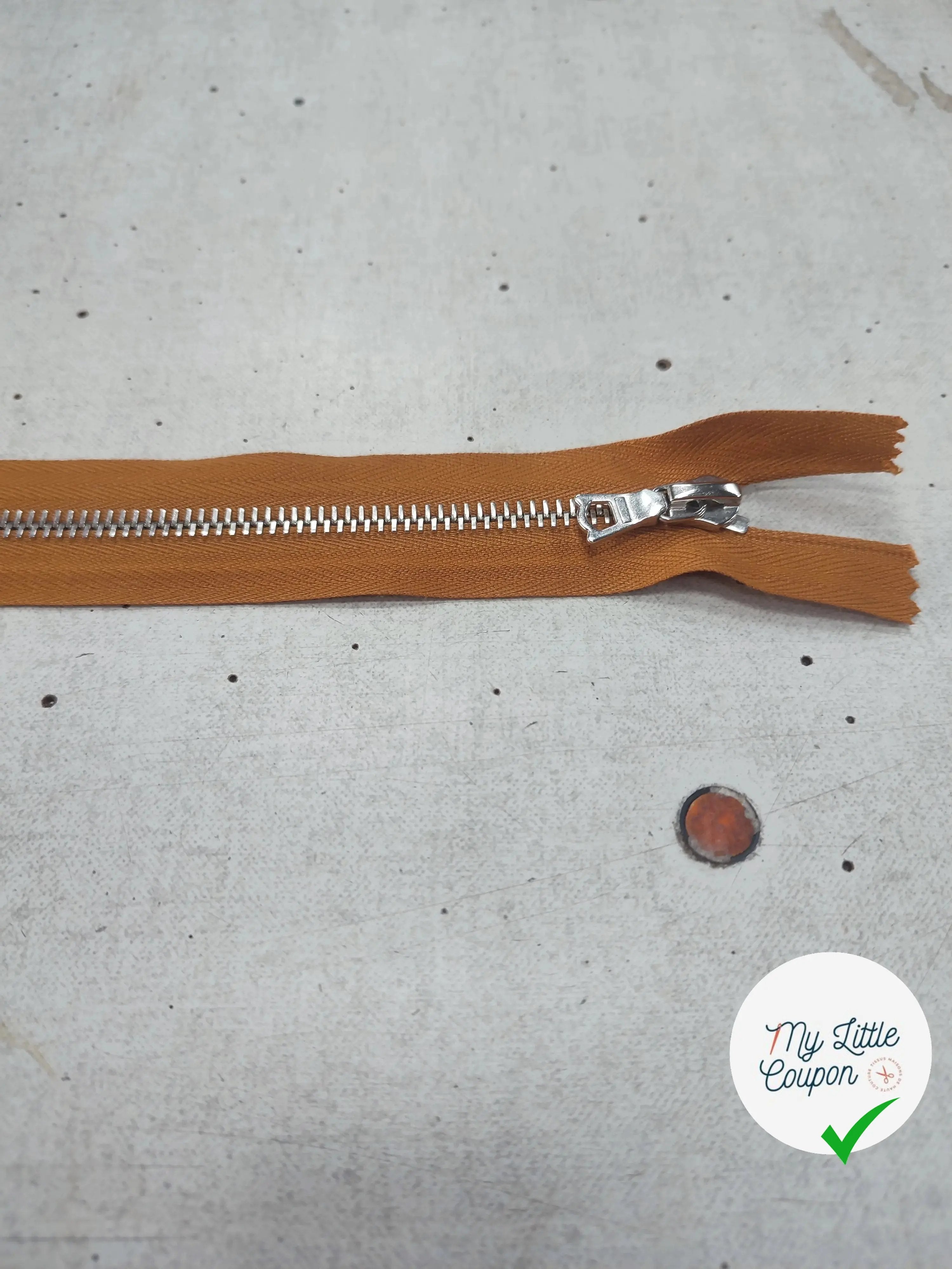 FERMETURE RIRI METAL NON SÉPARABLE 15CM M6 - My Little Coupon