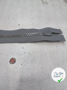 FERMETURE RIRI PLASTIQUE SÉPARABLE 70CM GRIS M8 - My Little Coupon