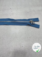 FERMETURE RIRI METAL SÉPARABLE 45CM BLEU M6 - My Little Coupon