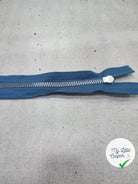 FERMETURE RIRI METAL SÉPARABLE 45CM BLEU M6 - My Little Coupon