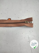 FERMETURE RIRI METAL NON SÉPARABLE 25CM MARRON CAPPUCCINO - My Little Coupon