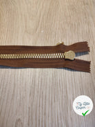 FERMETURE RIRI METAL SÉPARABLE 50CM MARRON M8 - My Little Coupon