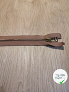 FERMETURE RIRI METAL SÉPARABLE 90CM MARRON CAFÉ - My Little Coupon