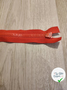 FERMETURE RIRI METAL NON SÉPARABLE 20CM ROUGE - My Little Coupon