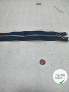 FERMETURE RIRI METAL SÉPARABLE 115CM BLEU NUIT M4 - My Little Coupon