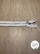 FERMETURE RIRI METAL SEPARABLE 54CM BLANC M6 - My Little Coupon