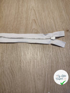 FERMETURE RIRI METAL SEPARABLE 54CM BLANC M6 - My Little Coupon