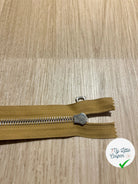 FERMETURE RIRI METAL SEPARABLE 60CM BEIGE CAFÉ M6 - My Little Coupon