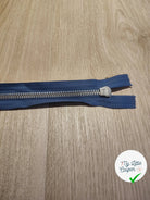 FERMETURE RIRI METAL SEPARABLE  70CM BLEU - My Little Coupon