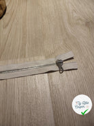 FERMETURE RIRI METAL SEPARABLE 60CM GRIS CLAIR - My Little Coupon