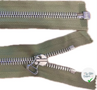 FERMETURE RIRI MÉTAL SÉPARABLE 65CM M8 VERT SAUGE - My Little Coupon