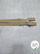 FERMETURE RIRI METAL SÉPARABLE 70CM JAUNE FONCÉ M6 - My Little Coupon