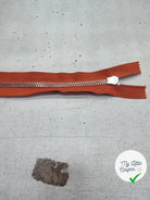 FERMETURE RIRI METAL SÉPARABLE 60CM ORANGE CITROUILLE M8 - My Little Coupon