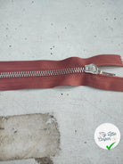 FERMETURE RIRI MÉTAL SÉPARABLE 60CM TERRE DE SIENNE M6 - My Little Coupon