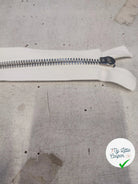 FERMETURE RIRI MÉTAL NON SÉPARABLE 16CM BLANC CASSÉ - My Little Coupon