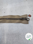 FERMETURE RIRI METAL SÉPARABLE 70CM MARRON CLAIR M6 - My Little Coupon